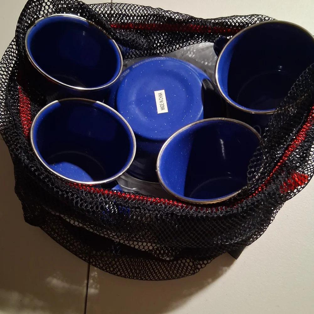 Blue Ceramic Dinnerware Set - Picture 7 of 7